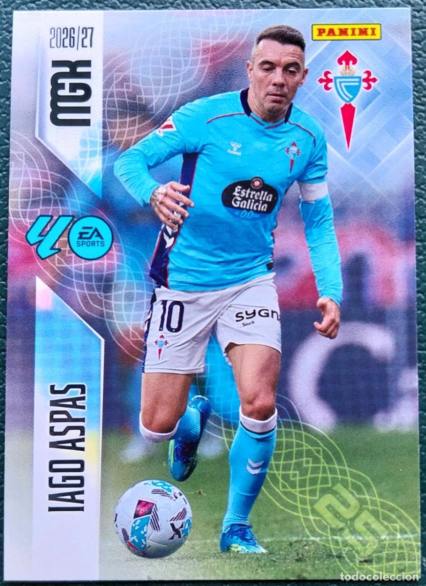 Cartes &agrave; collectionner de Football: 124 IAGO ASPAS CELTA DE VIGO FICHAS ALBUM MEGACRACKS 2026 2027 MGK 26 27