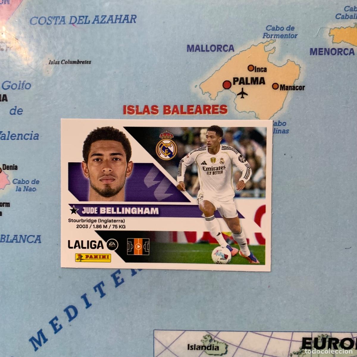 Cartes &agrave; collectionner de Football: Bellingham n&uacute;mero 14 del Real Madrid cromo liga este 26-27 2026-2027