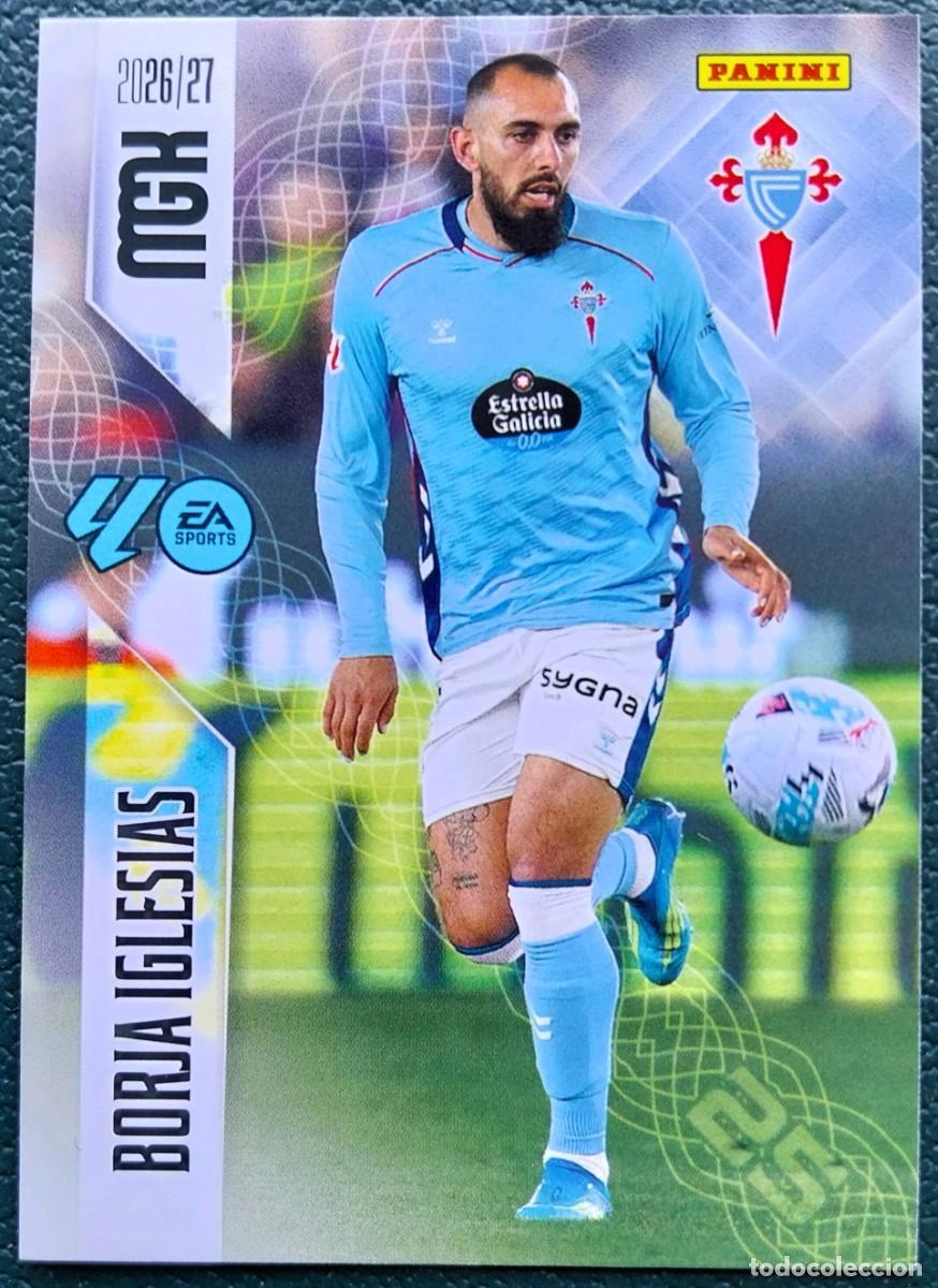 Cartes &agrave; collectionner de Football: 125 BORJA IGLESIAS CELTA DE VIGO FICHAS ALBUM MEGACRACKS 2026 2027 MGK 26 27