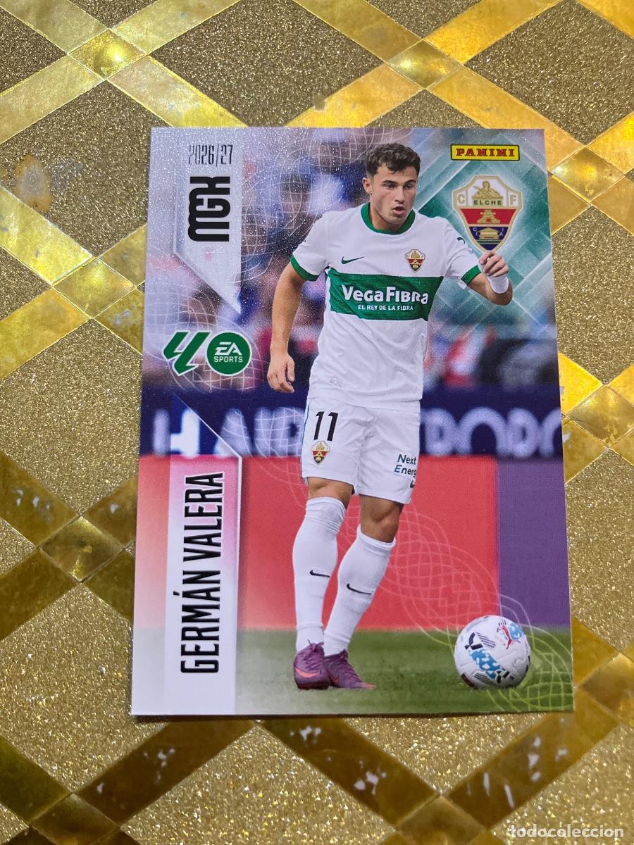 Cartes &agrave; collectionner de Football: CROMO DE FUTBOL NUMERO 153 GERMAN VARELA ELCHE LIGA 2026 2027 MEGACRAKS MGK PANINI !