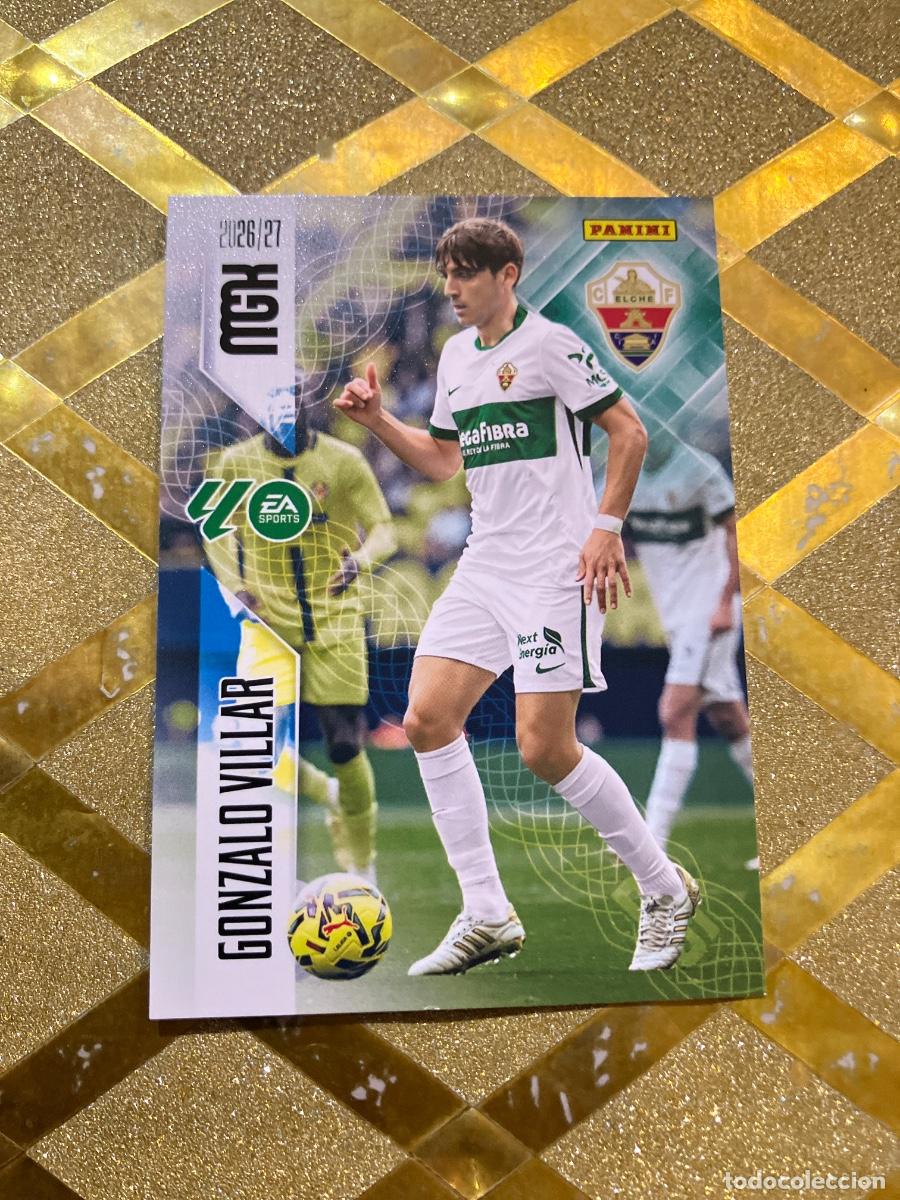 Cartes &agrave; collectionner de Football: CROMO DE FUTBOL NUMERO 154 GONZALO VILLAR ELCHE LIGA 2026 2027 MEGACRAKS MGK PANINI !