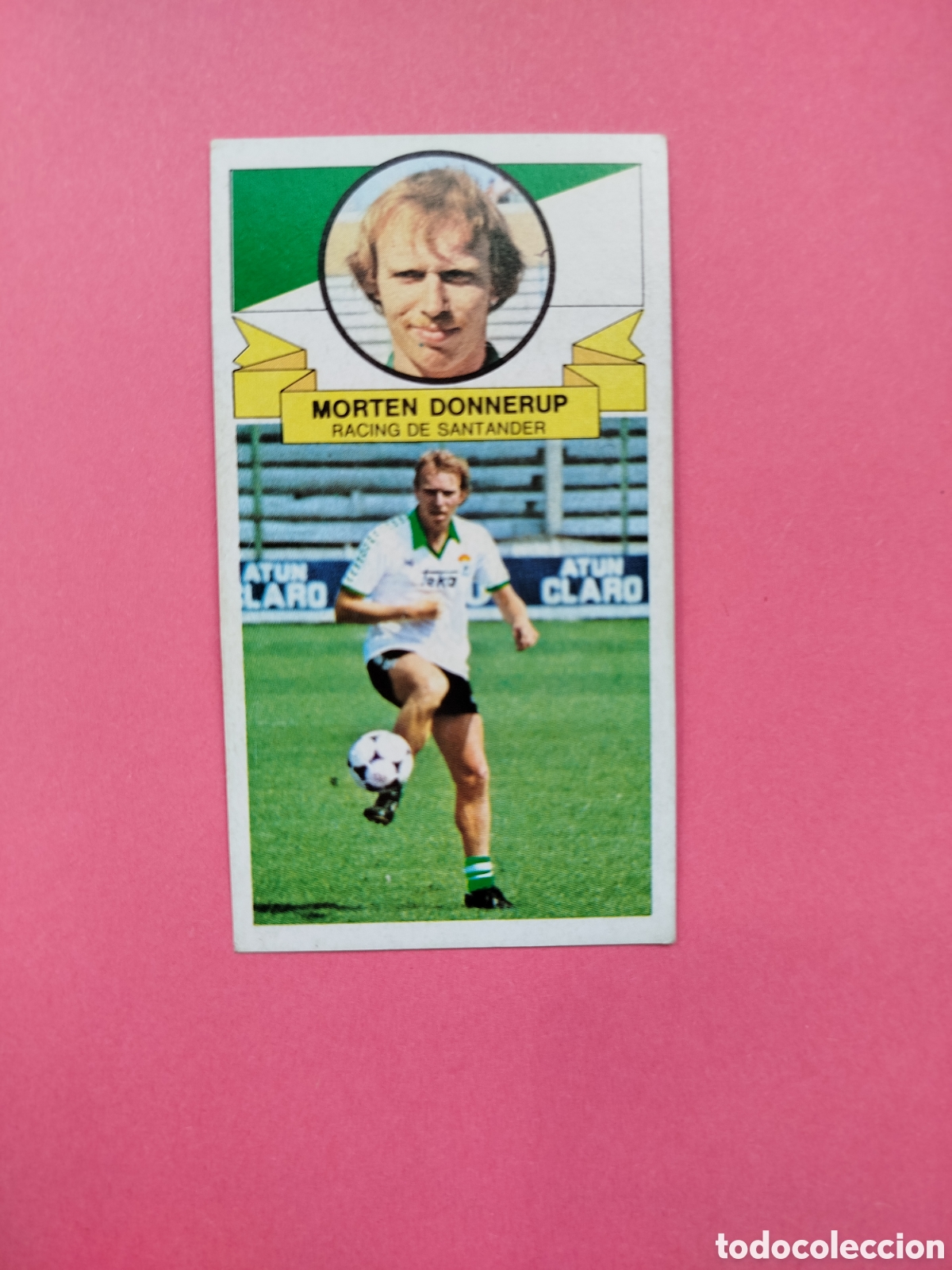 Cartes &agrave; collectionner de Football: MORTEN DONNERUP FICHAJE 33 RACING SANTANDER LIGA 85-86 DESPEGADO