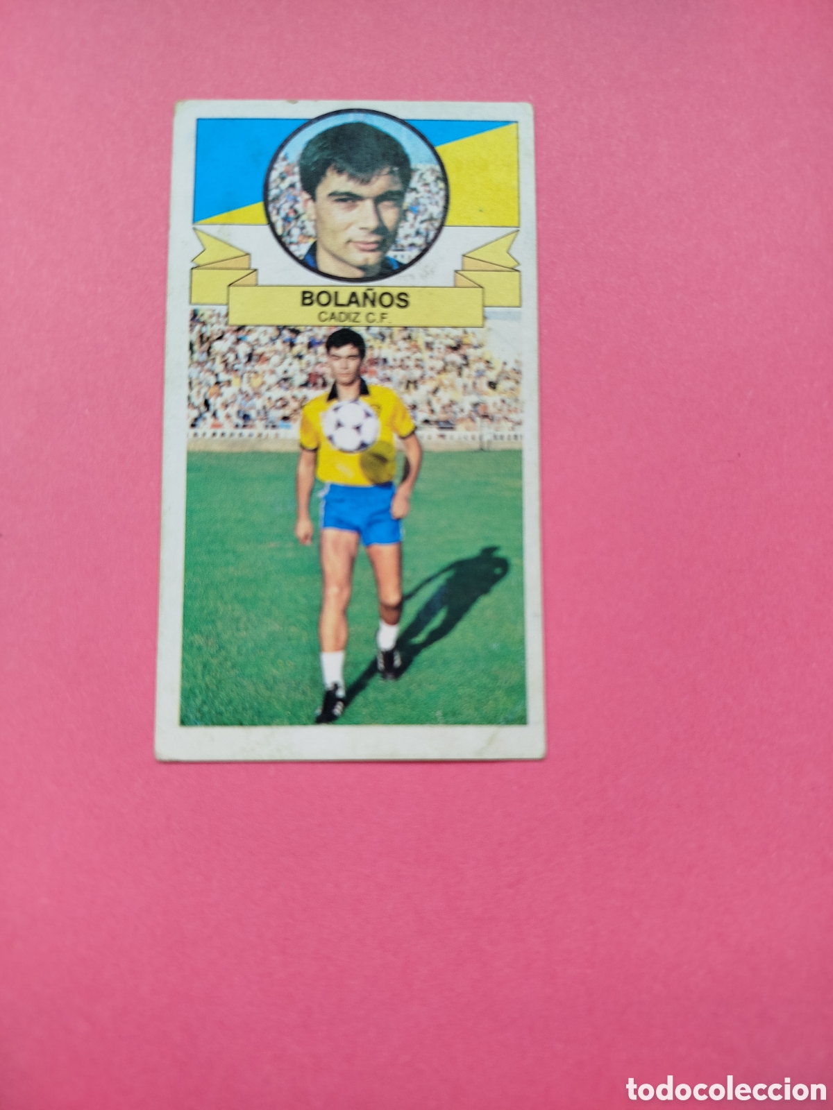 Cromos de Futebol: FICHAJE 30 BOLA&Ntilde;OS CADIZ LIGA ESTE 85-86 DESPEGADO
