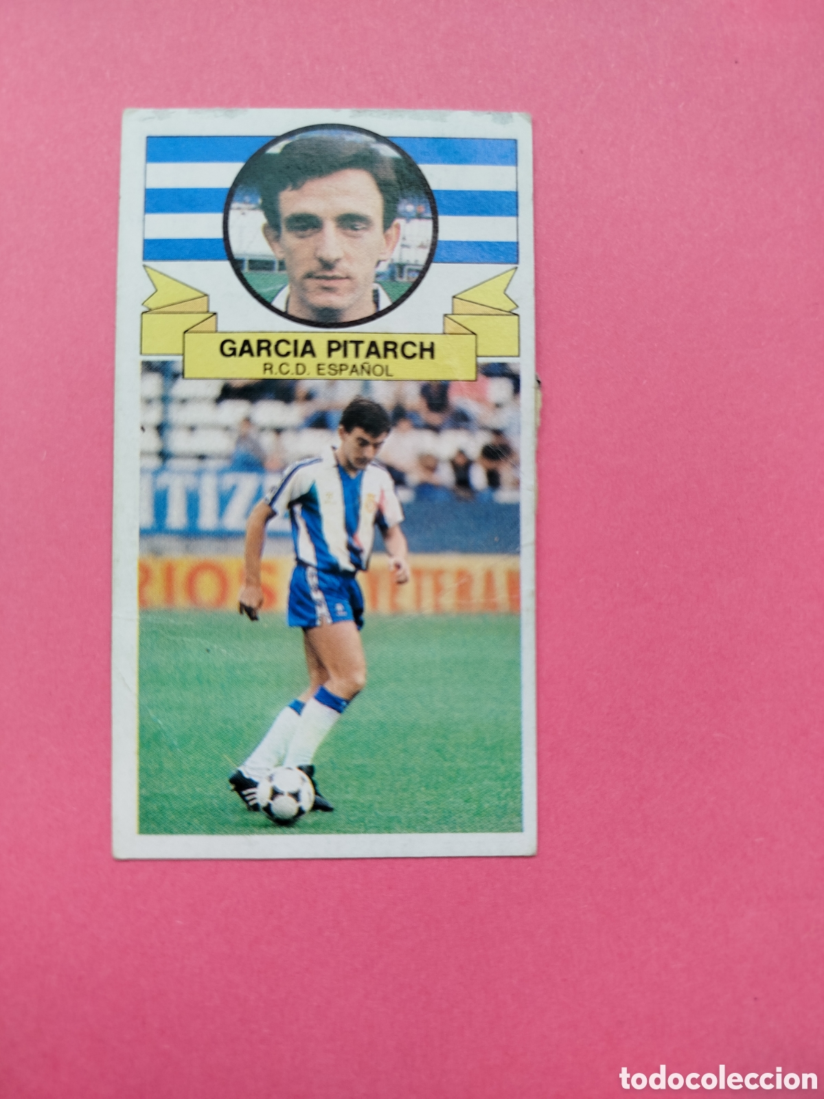 Cromos de Futebol: GARCIA PITARCH FICHAJE 8 VERSION DIFICIL LIGA 85-86 DESPEGADO