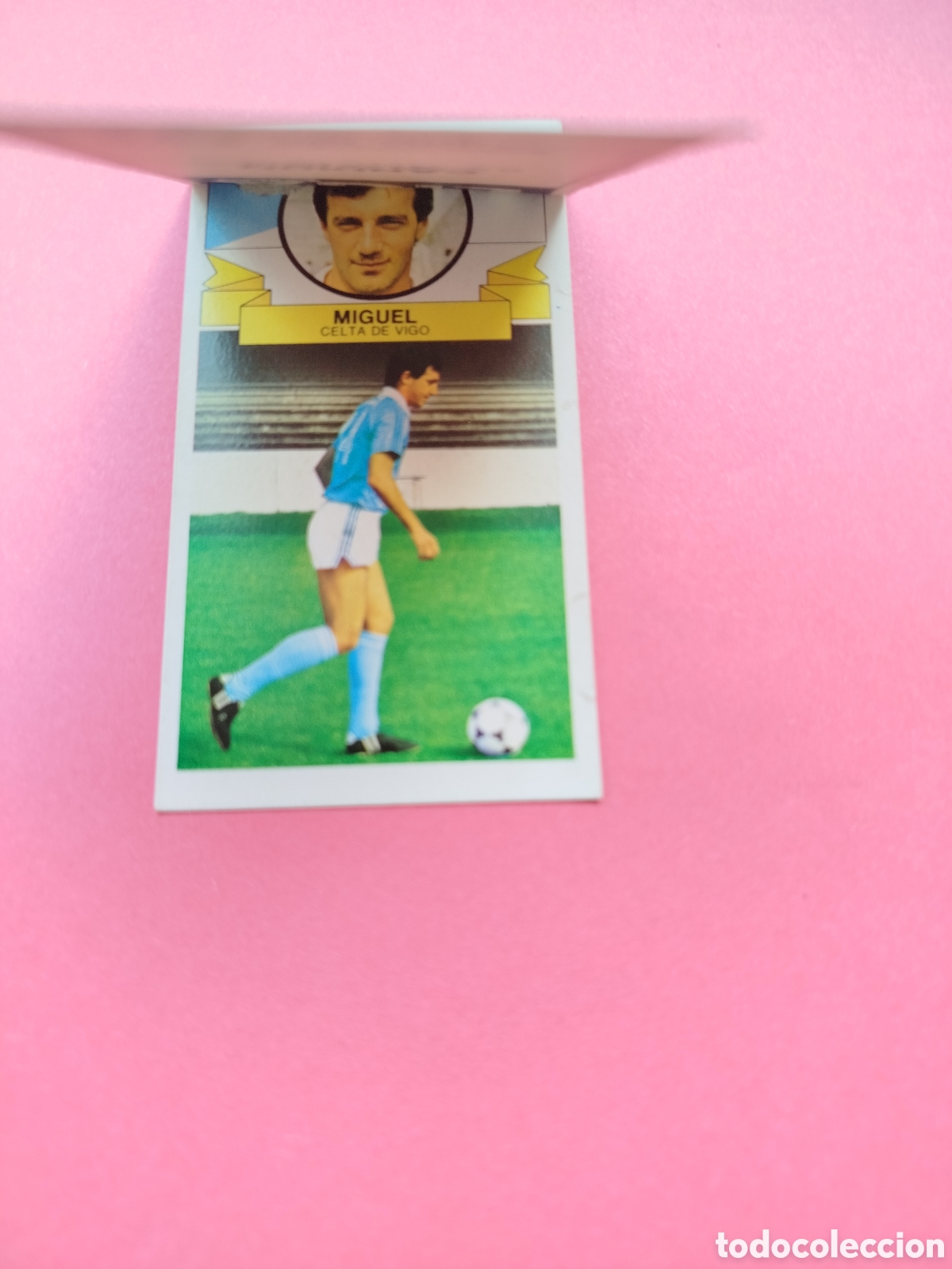 Cromos de Futebol: MIGUEL CELTA BAJA LIGA ESTE 85-86 Y CANDIDO CELTA VIGO DESPEGADO