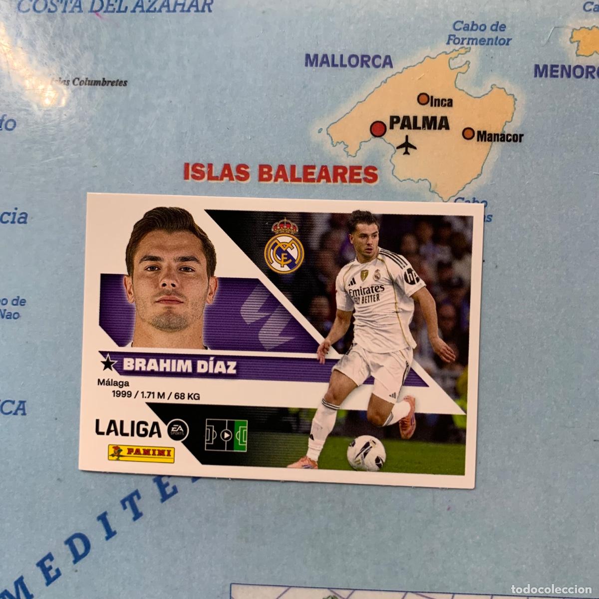 Cromos de Futebol: Brahim D&iacute;az n&uacute;mero 16B del Real Madrid cromo liga este 26-27 2026-2027