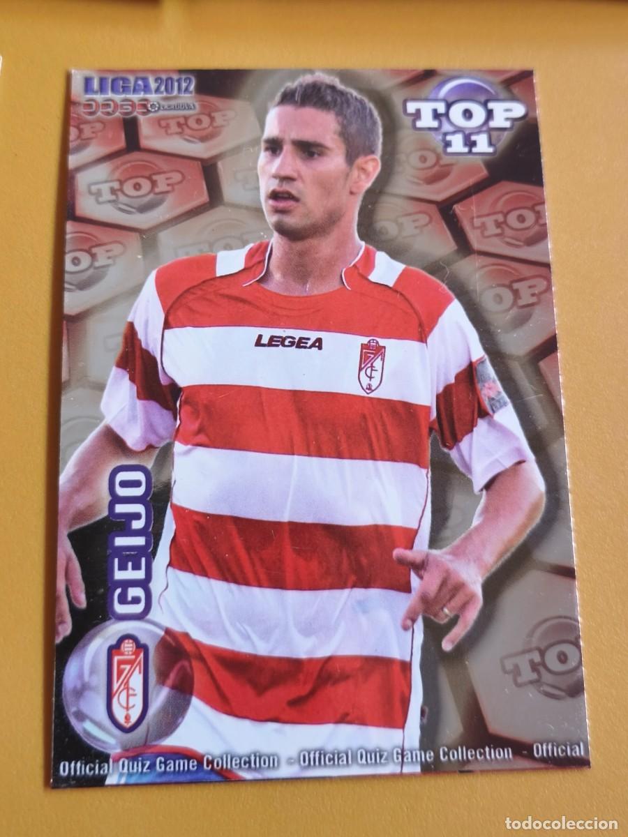 Cromos de f&uacute;tbol: geijo, liga 2012 top.