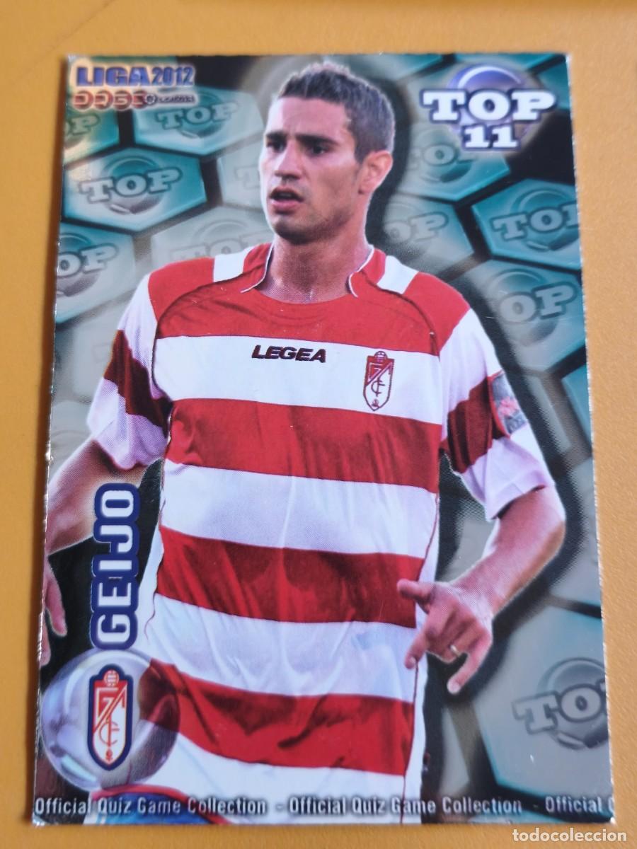 Cromos de f&uacute;tbol: geijo, liga 2012 top.