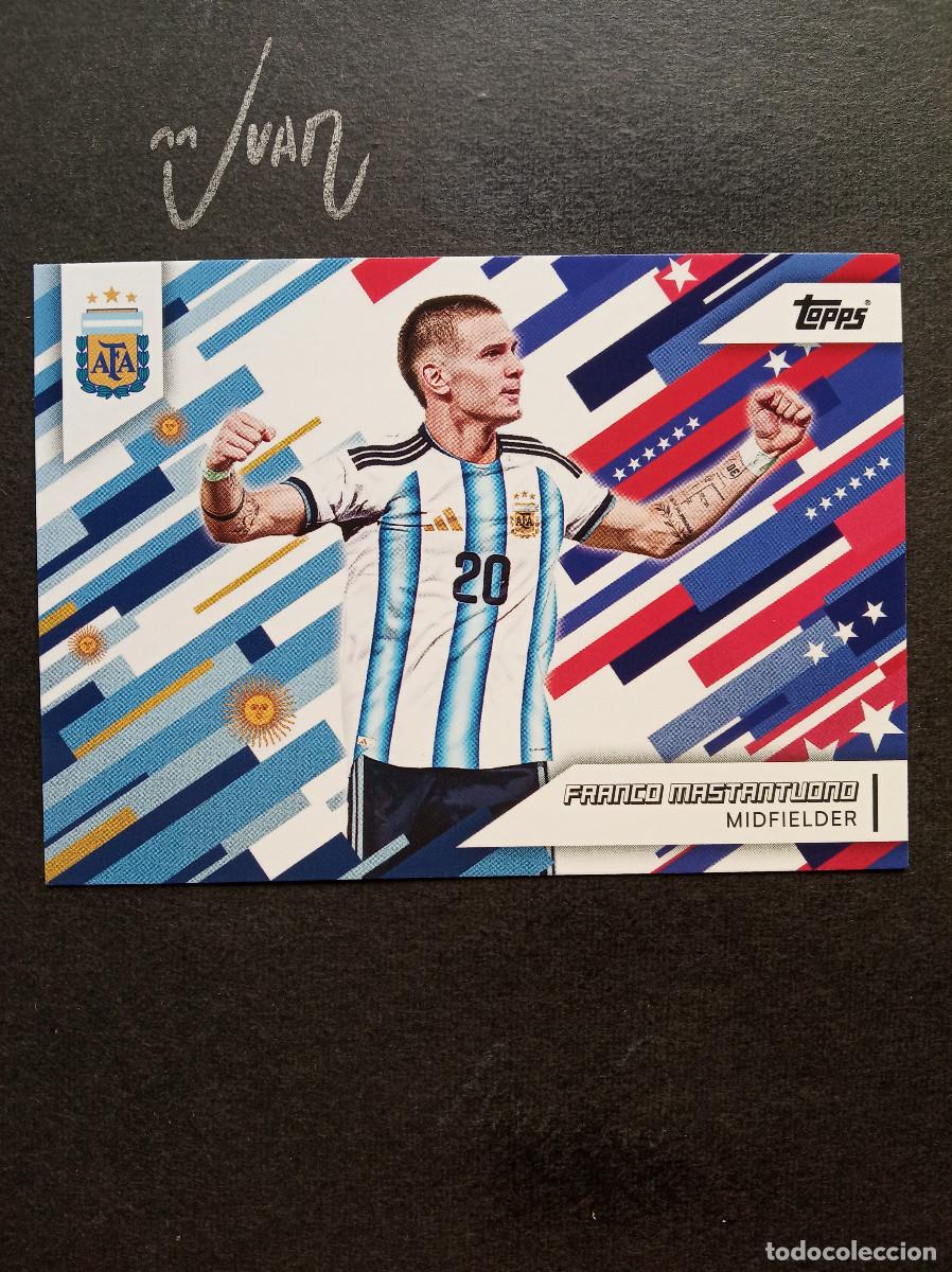 Cromos de f&uacute;tbol: 35 TOAST THE HOST MASTANTUONO REAL MADRID ⚽ TOPPS&reg; TEAM SET ARGENTINA FIFA WORLD CUP 2026 MUNDIAL 26