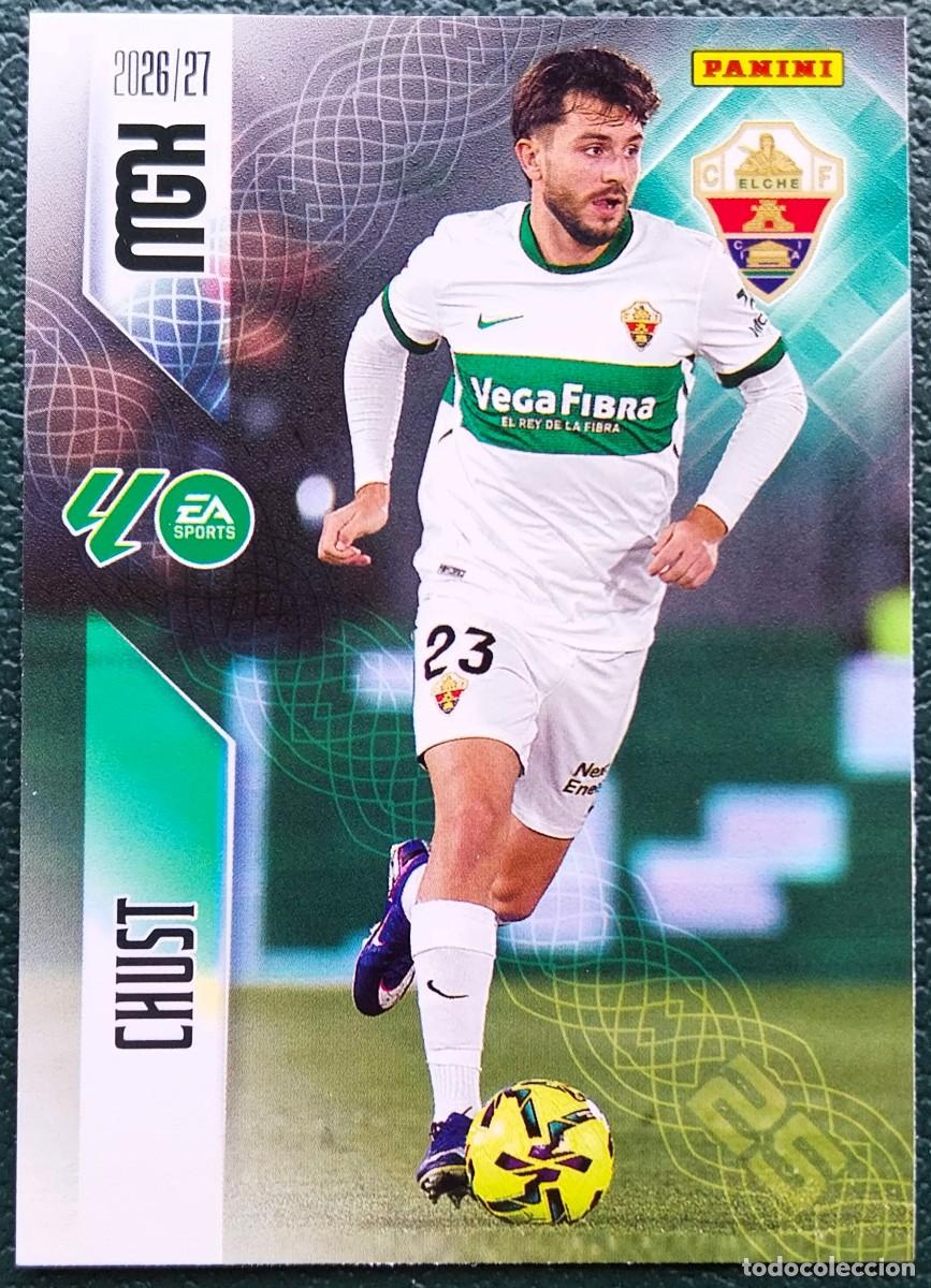 Cromos de f&uacute;tbol: 149 CHUST ELCHE CF FICHAS ALBUM MEGACRACKS 2026 2027 MGK 26 27