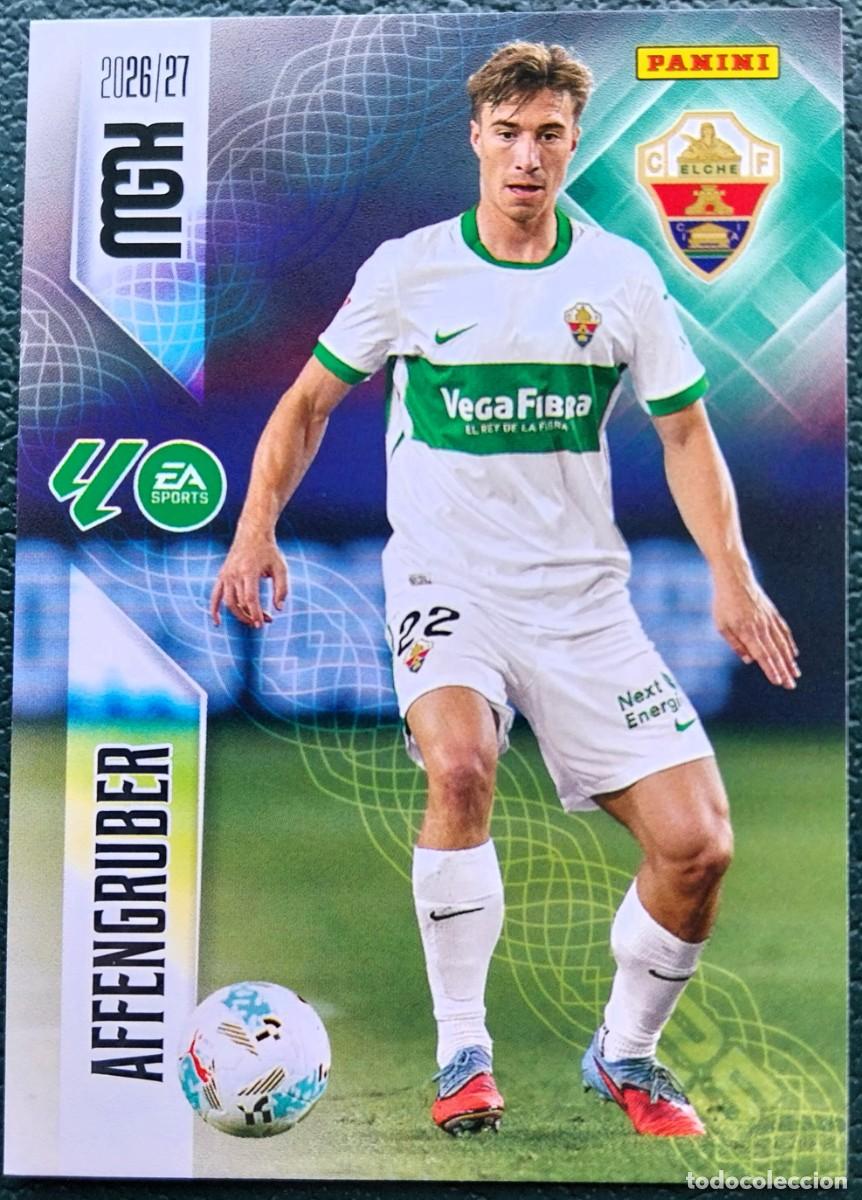 Cromos de f&uacute;tbol: 151 AFFENGRUBER ELCHE CF FICHAS ALBUM MEGACRACKS 2026 2027 MGK 26 27