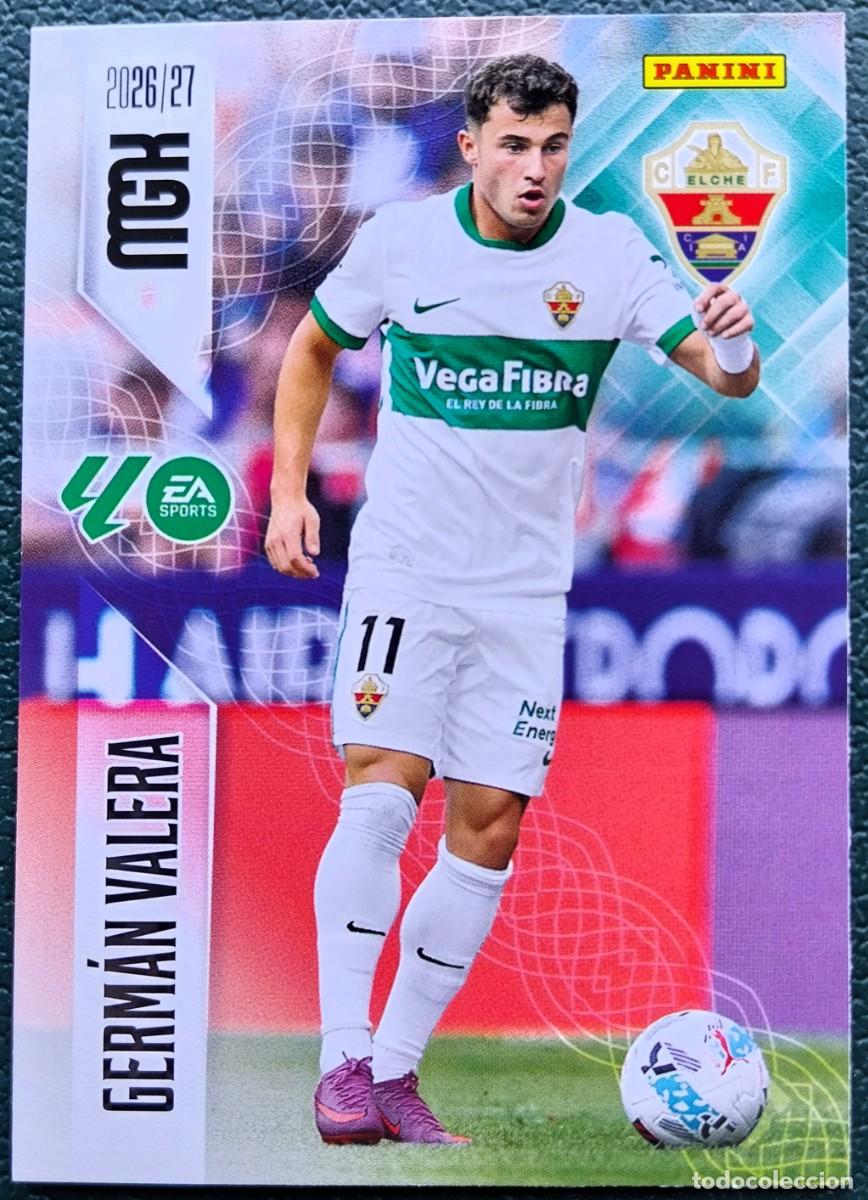 Cromos de f&uacute;tbol: 153 GERMAN VALERA ELCHE CF FICHAS ALBUM MEGACRACKS 2026 2027 MGK 26 27