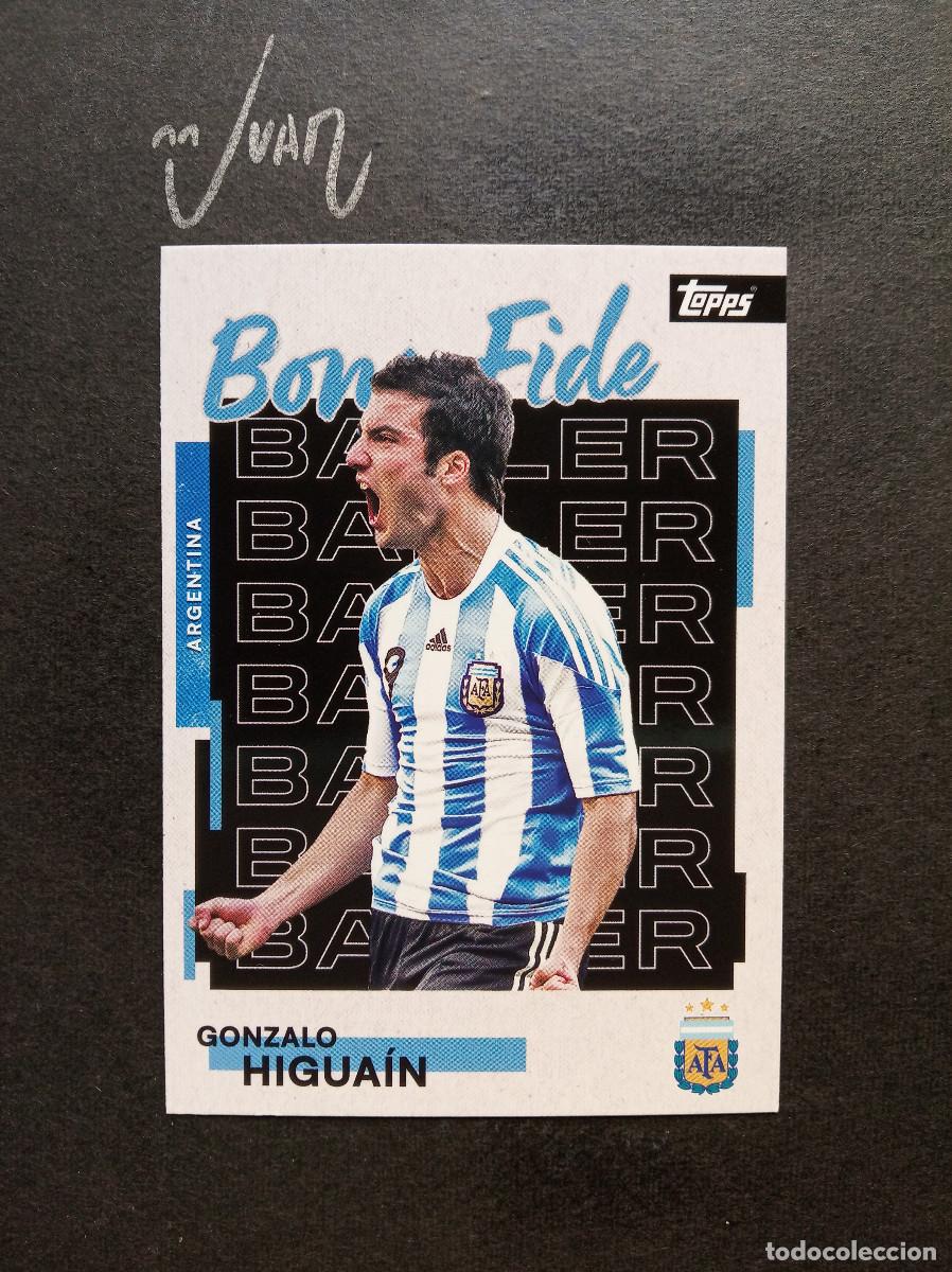 Cromos de f&uacute;tbol: 24 BONA FIDE BALLER HIGUAIN REAL MADRID ⚽ TOPPS &reg; TEAM SET ARGENTINA FIFA WORLD CUP 2026 MUNDIAL 26