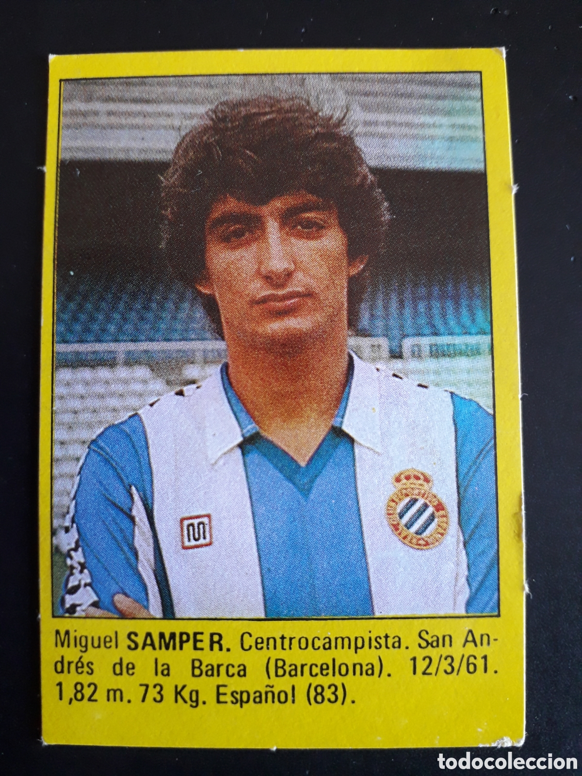 Cromos de f&uacute;tbol: SAMPER RCD ESPA&Ntilde;OL SUPER F&Uacute;TBOL 84 83-84 1983-1984 ROLL&Aacute;N DESPEGADO PEDIDO M&Iacute;NIMO 3&euro;