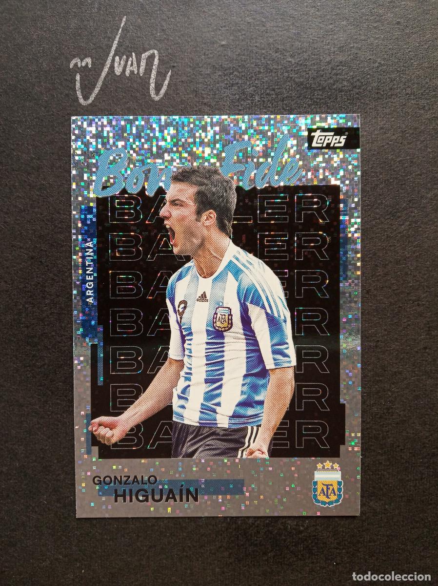 Cromos de f&uacute;tbol: 24 PARALELA STATIC BONA FIDE BALLER HIGUAIN MADRID ⚽ TOPPS &reg; TEAM SET ARGENTINA FIFA WORLD CUP 2026