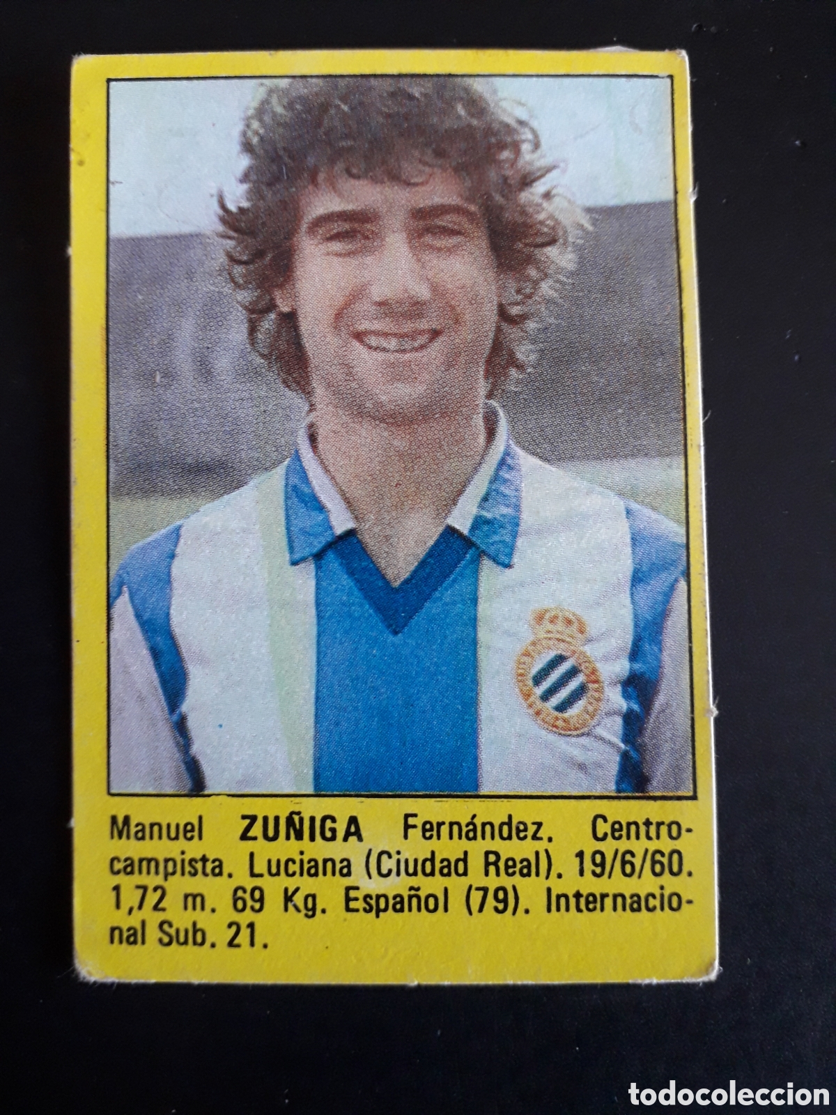 Cromos de f&uacute;tbol: Z&Uacute;&Ntilde;IGA RCD ESPA&Ntilde;OL SUPER F&Uacute;TBOL 84 83-84 1983-1984 ROLL&Aacute;N DESPEGADO PEDIDO M&Iacute;NIMO 3&euro;