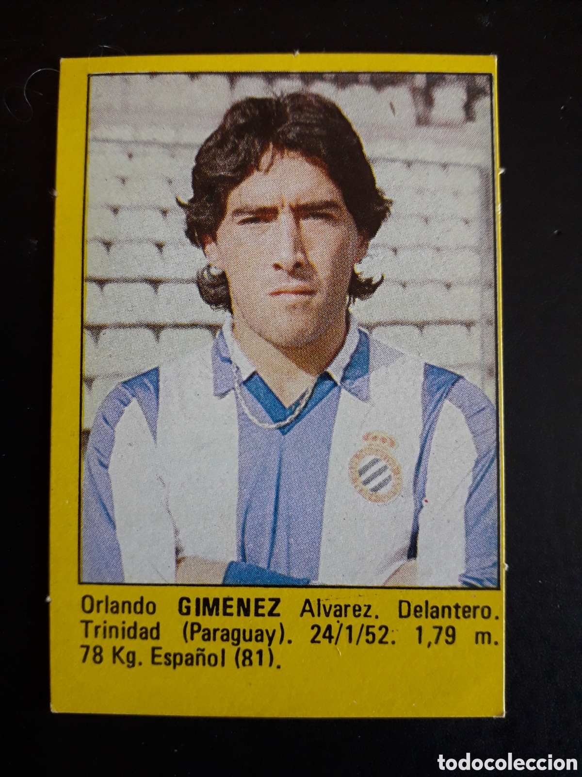 Cromos de f&uacute;tbol: GIM&Eacute;NEZ RCD ESPA&Ntilde;OL SUPER F&Uacute;TBOL 84 83-84 1983-1984 ROLL&Aacute;N DESPEGADO PEDIDO M&Iacute;NIMO 3&euro;