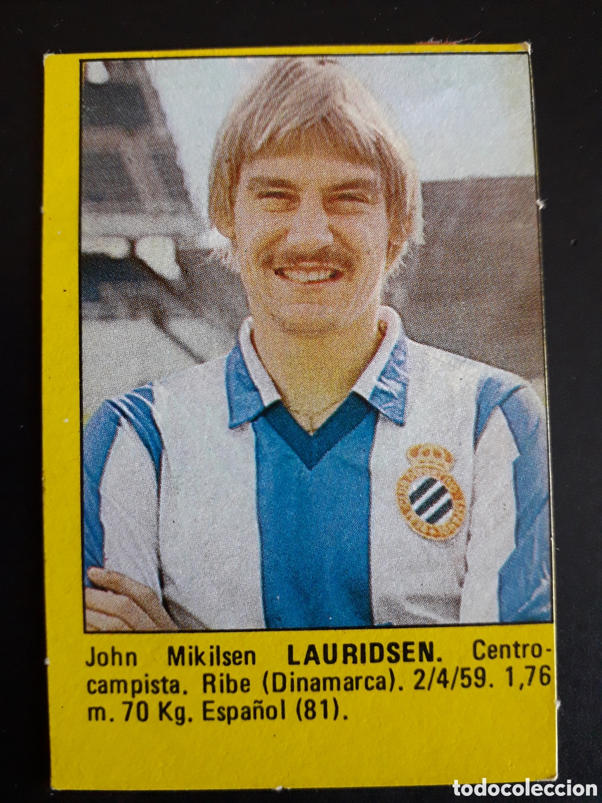 Cromos de f&uacute;tbol: LAURIDSEN RCD ESPA&Ntilde;OL SUPER F&Uacute;TBOL 84 83-84 1983-1984 ROLL&Aacute;N DESPEGADO PEDIDO M&Iacute;NIMO 3&euro;