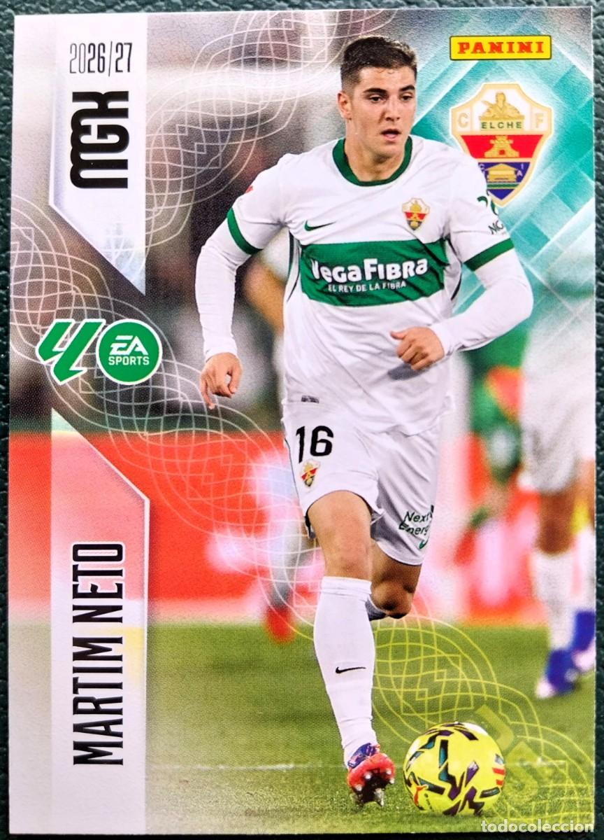 Cromos de Futebol: 155 MARTIM NETO ELCHE CF FICHAS ALBUM MEGACRACKS 2026 2027 MGK 26 27