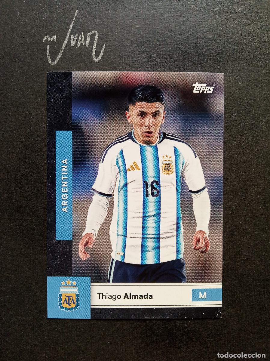 Cromos de f&uacute;tbol: N&ordm;11 FIRST TEAM THIAGO ALMADA ATLETICO MADRID ⚽ TOPPS &reg; SET ARGENTINA FIFA WORLD CUP 2026 MUNDIAL 26