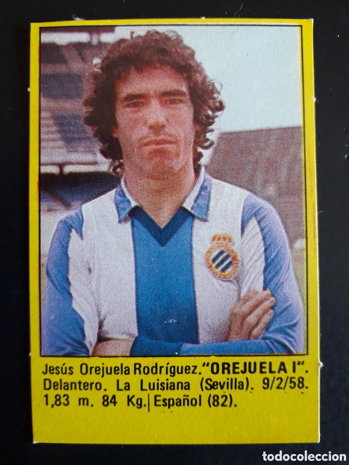 Cromos de f&uacute;tbol: OREJUELA I RCD ESPA&Ntilde;OL SUPER F&Uacute;TBOL 84 83-84 1983-1984 ROLL&Aacute;N DESPEGADO PEDIDO M&Iacute;NIMO 3&euro;