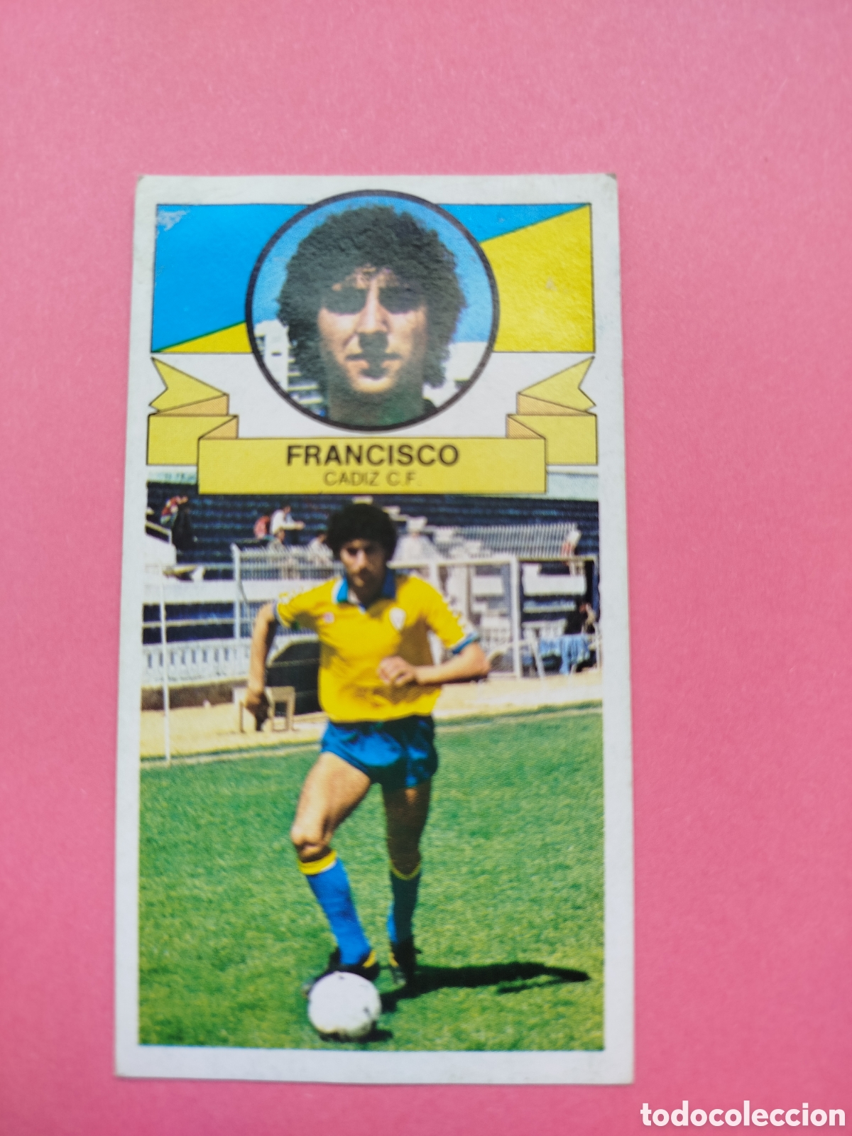 Cromos de f&uacute;tbol: FRANCISCO COLOCA CADIZ LIGA ESTE 85-86 DESPEGADO