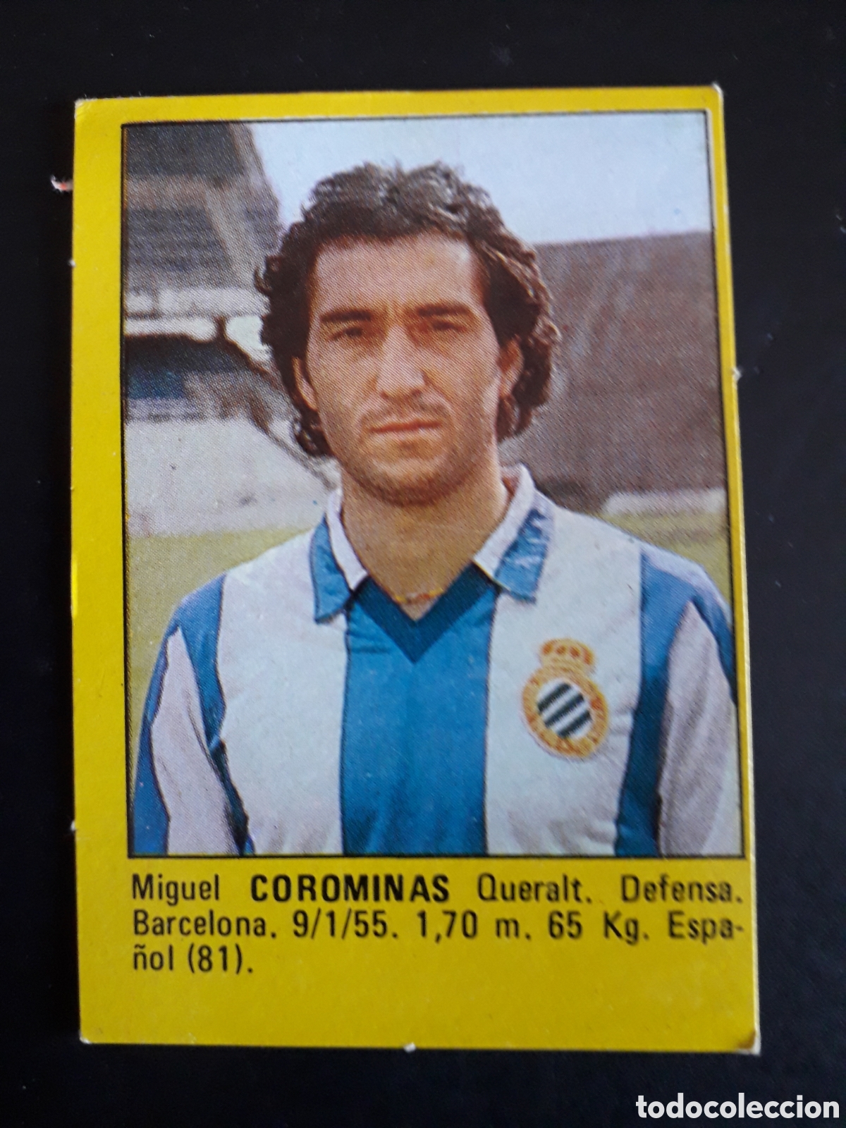 Cromos de f&uacute;tbol: COROMINAS RCD ESPA&Ntilde;OL SUPER F&Uacute;TBOL 84 83-84 1983-1984 ROLL&Aacute;N DESPEGADO PEDIDO M&Iacute;NIMO 3&euro;