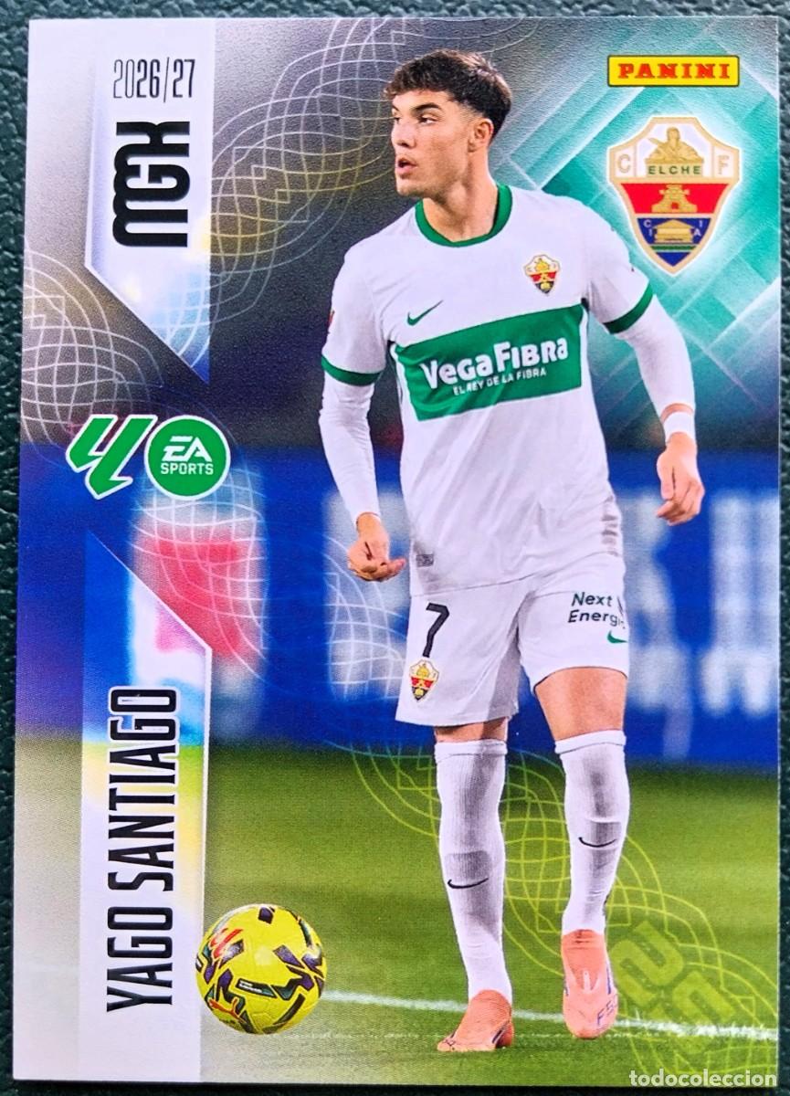Cromos de f&uacute;tbol: 161 YAGO SANTIAGO ELCHE CF FICHAS ALBUM MEGACRACKS 2026 2027 MGK 26 27
