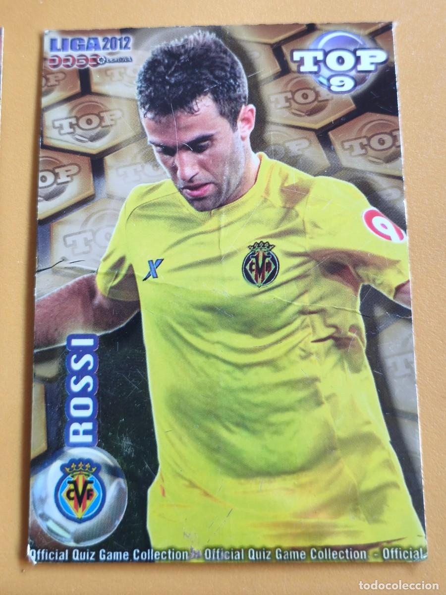 Cromos de f&uacute;tbol: rossi, liga 2012 top.
