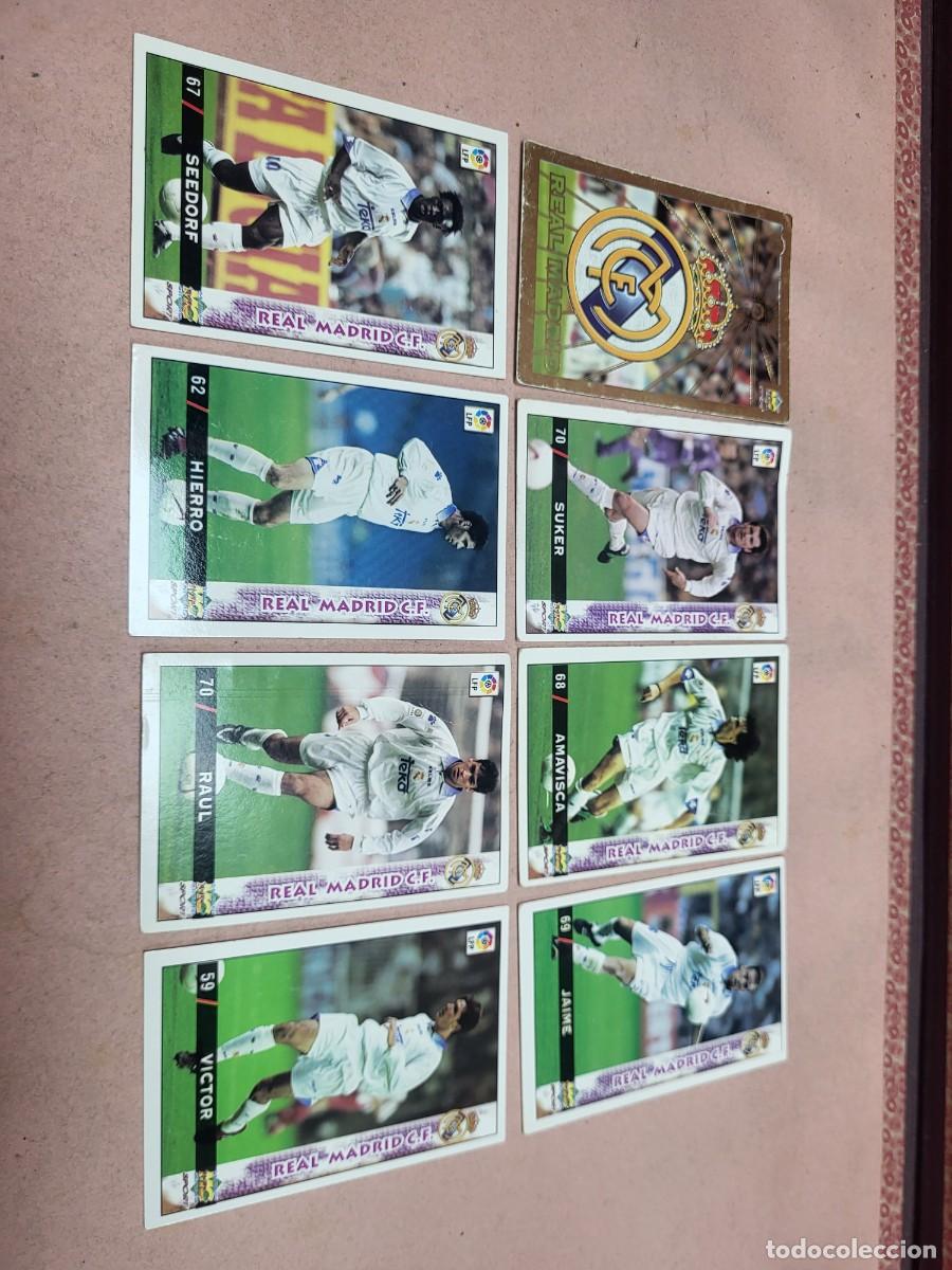 Cromos de f&uacute;tbol: CROMOS FUTBOL LIGA 98 99 REAL MADRID