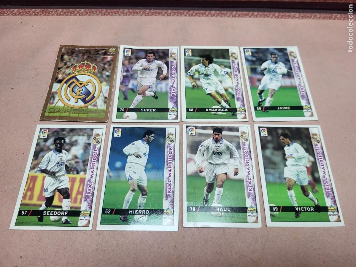 Cromos de Futebol: CROMOS FUTBOL LIGA 98 99 REAL MADRID