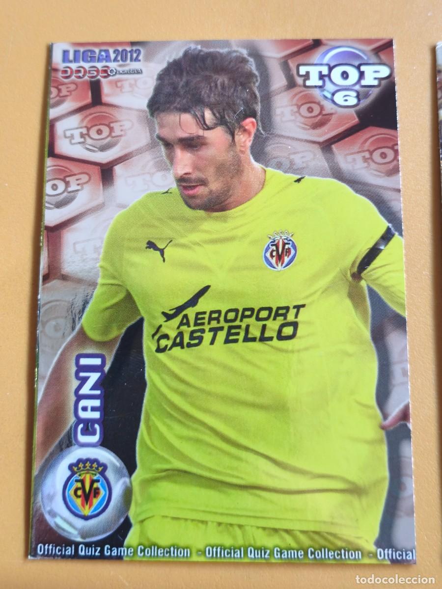 Cromos de f&uacute;tbol: cani, liga 2012 top.