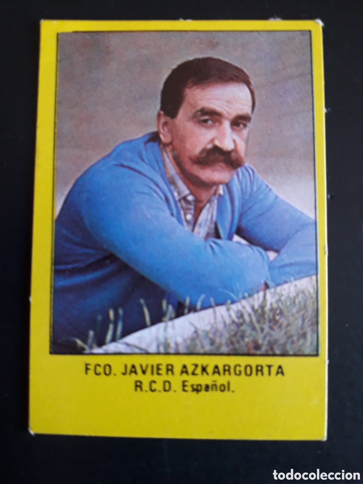 Cromos de f&uacute;tbol: JAVIER AZKARGORTA RCD ESPA&Ntilde;OL SUPER F&Uacute;TBOL 84 83-84 1983-1984 ROLL&Aacute;N DESPEGADO PEDIDO M&Iacute;NIMO 3&euro;
