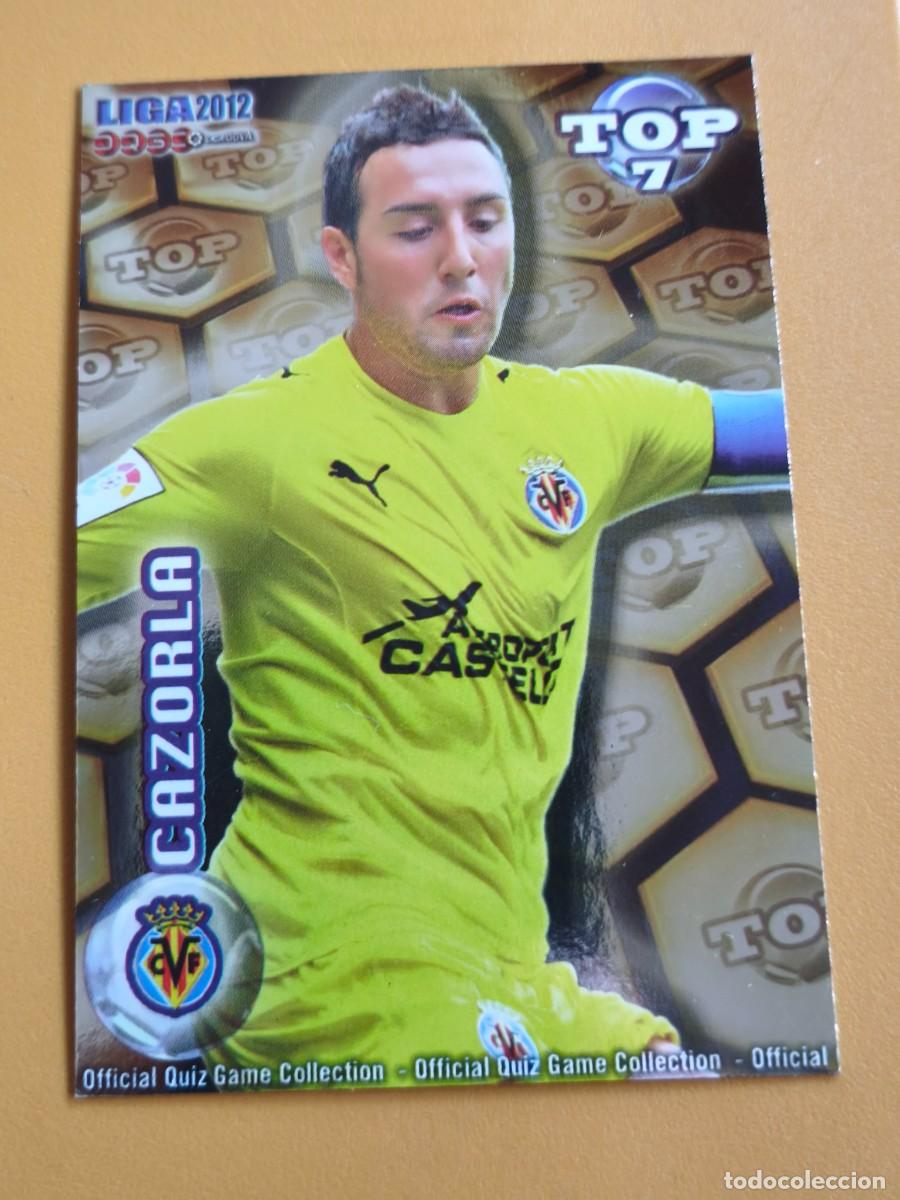 Cromos de f&uacute;tbol: cazorla, liga 2012 top.