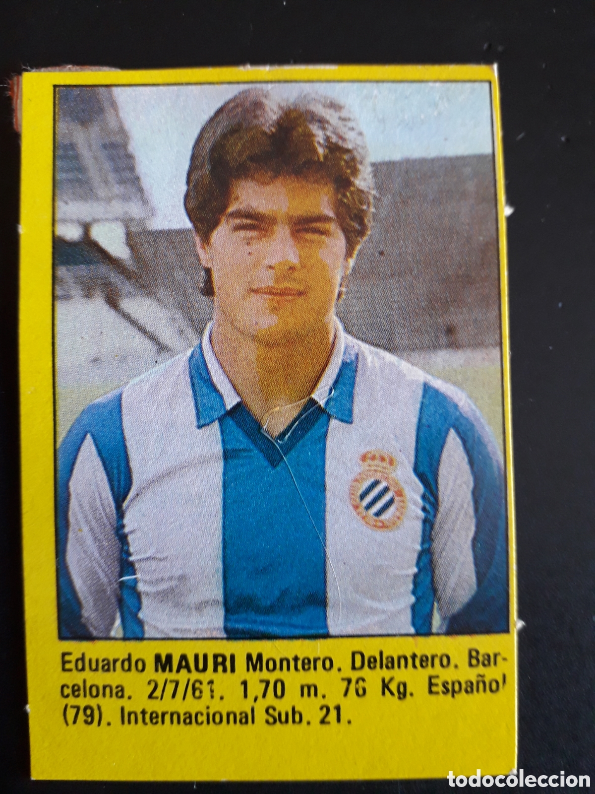 Cromos de f&uacute;tbol: MAURI RCD ESPA&Ntilde;OL SUPER F&Uacute;TBOL 84 83-84 1983-1984 ROLL&Aacute;N DESPEGADO PEDIDO M&Iacute;NIMO 3&euro;