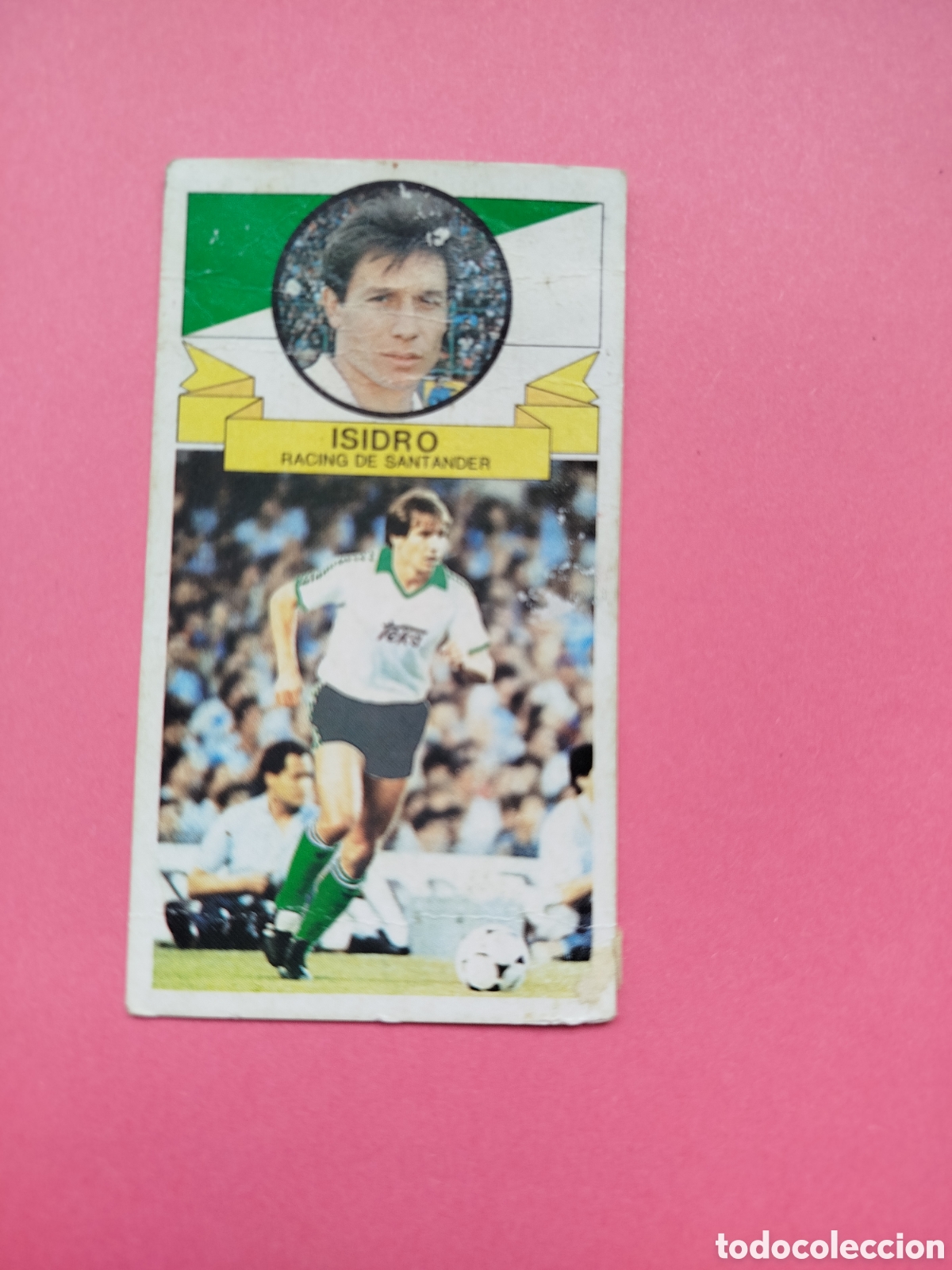 Cromos de f&uacute;tbol: ISIDRO COLOCA RACING SANTANDER LIGA ESTE 85-86 DESPEGADO