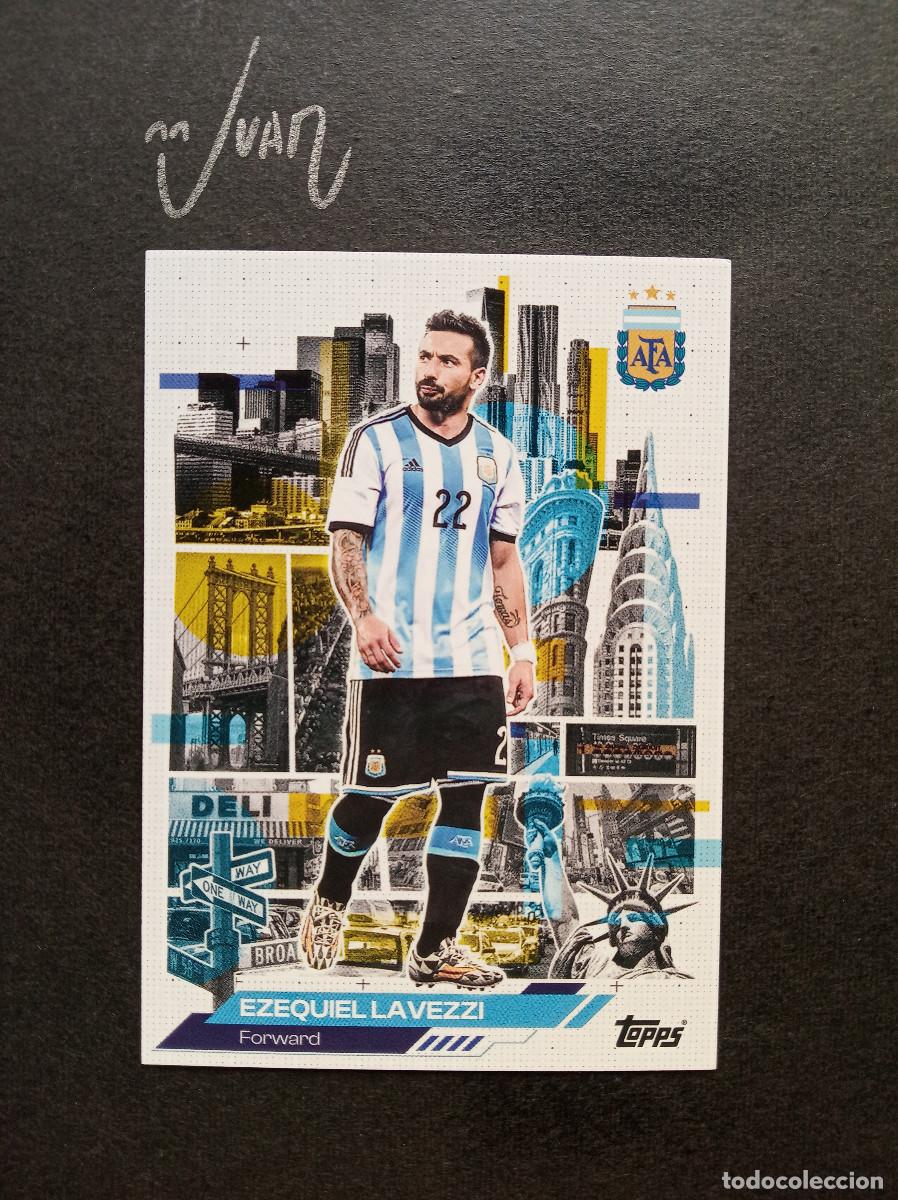 Cromos de f&uacute;tbol: N&ordm; 44 AFA IN THE APPLE LAVEZZI PARIS PSG ⚽ TOPPS &reg; TEAM SET ARGENTINA FIFA WORLD CUP 2026 MUNDIAL