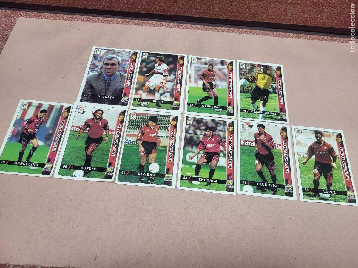 Cromos de Futebol: CROMOS FUTBOL LIGA 98 99 R C D MALLORCA