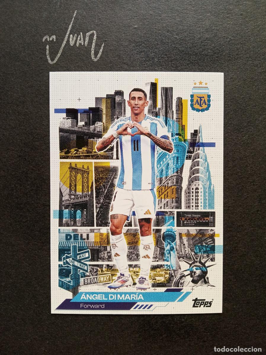 Cromos de f&uacute;tbol: 43 AFA IN THE APPLE DI MARIA BENFICA MADRID ⚽ TOPPS &reg; TEAM SET ARGENTINA FIFA WORLD CUP 2026 MUNDIAL