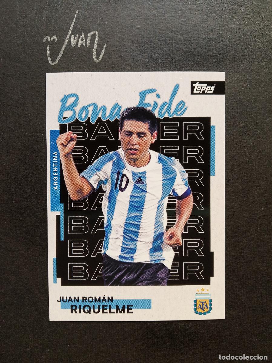 Cromos de f&uacute;tbol: 21 BONA FIDE BALLER RIQUELME BARCELONA ⚽ TOPPS &reg; TEAM SET ARGENTINA FIFA WORLD CUP 2026 MUNDIAL