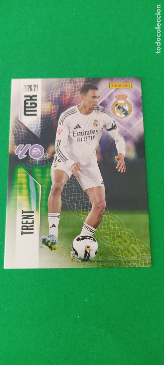 Cromos de f&uacute;tbol: TRADING CARD FUTBOL TRENT REAL MADRID C.F. N&ordm; 220 LIGA MEGACRACKS 2026-2027/26-27 PANINI