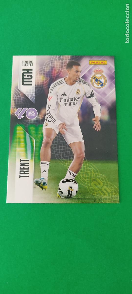 Cromos de f&uacute;tbol: TRADING CARD FUTBOL TRENT REAL MADRID C.F. N&ordm; 220 LIGA MEGACRACKS 2026-2027/26-27 PANINI