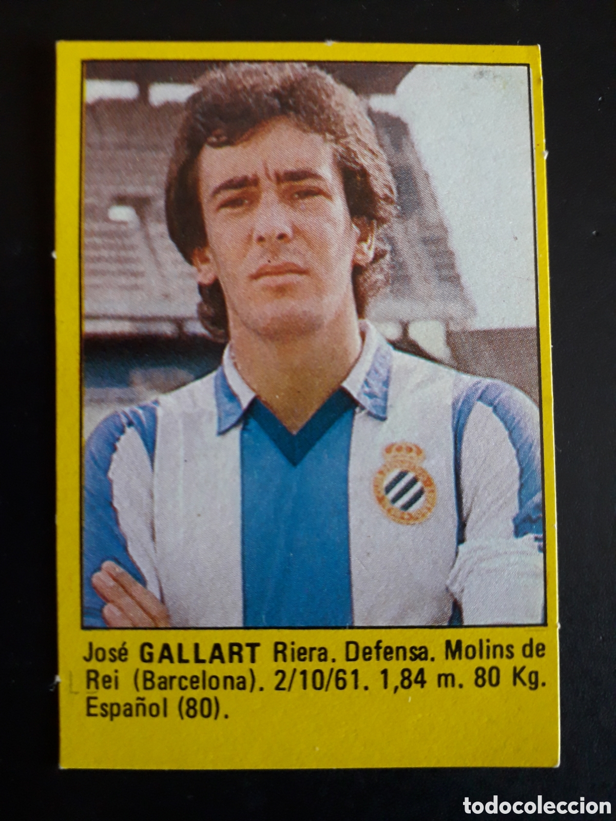 Cromos de f&uacute;tbol: GALLART RCD ESPA&Ntilde;OL SUPER F&Uacute;TBOL 84 83-84 1983-1984 ROLL&Aacute;N DESPEGADO PEDIDO M&Iacute;NIMO 3&euro;