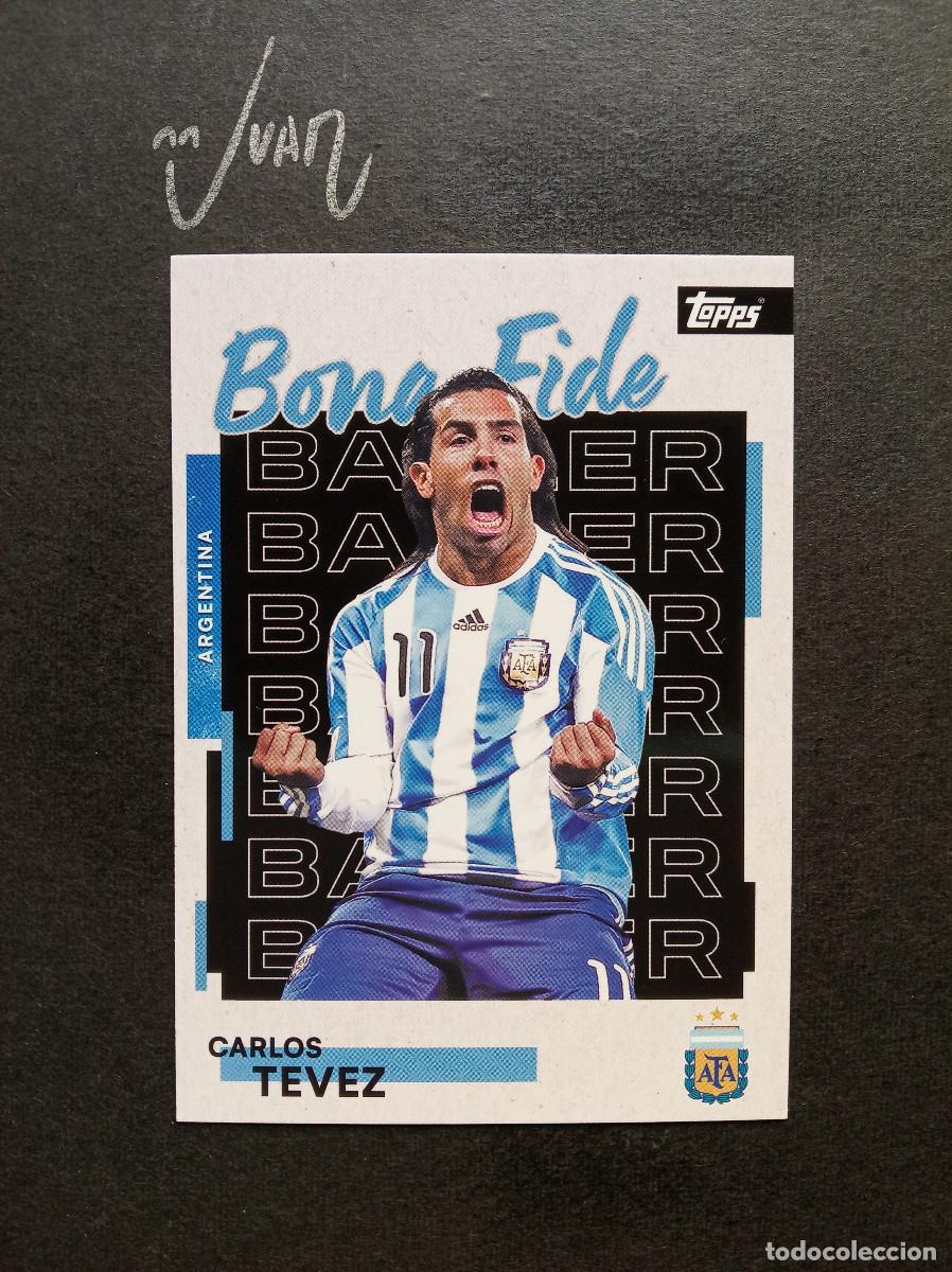 Cromos de f&uacute;tbol: 22 BONA FIDE BALLER TEVEZ BOCA JUNIORS ⚽ TOPPS &reg; TEAM SET ARGENTINA FIFA WORLD CUP 2026 MUNDIAL