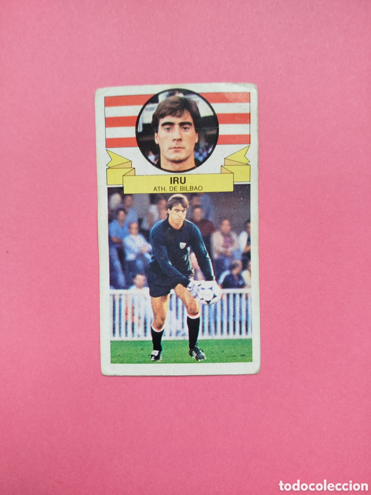 Cromos de f&uacute;tbol: IRU BAJA ATHLETIC CLUB BILBAO 85-86 ESTE DESPEGADO