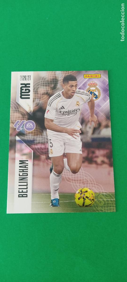 Cromos de f&uacute;tbol: TRADING CARD FUTBOL BELLINGHAM REAL MADRID C.F. N&ordm; 228 LIGA MEGACRACKS 2026-2027/26-27 PANINI