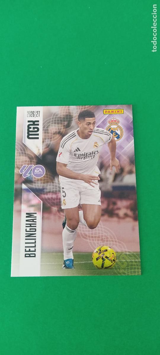 Cromos de f&uacute;tbol: TRADING CARD FUTBOL BELLINGHAM REAL MADRID C.F. N&ordm; 228 LIGA MEGACRACKS 2026-2027/26-27 PANINI