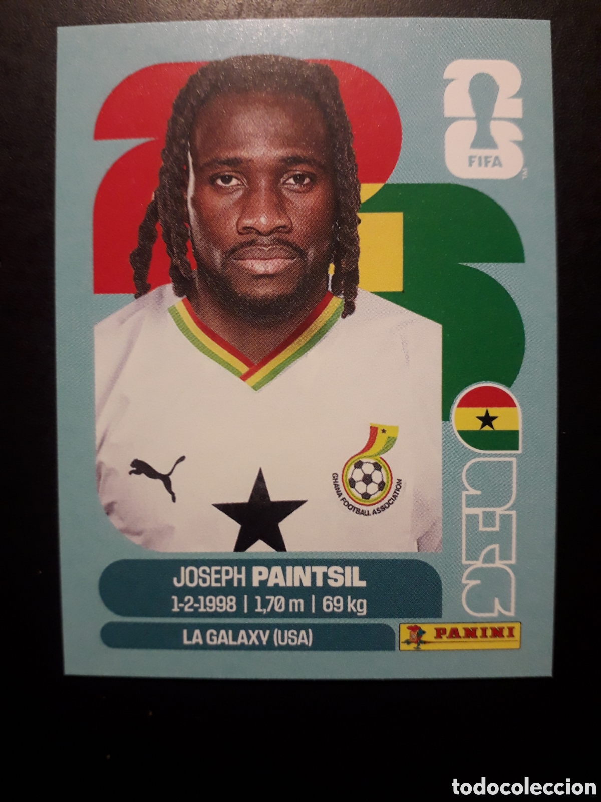 Cromos de f&uacute;tbol: PAINTSIL GHANA GHA 18 MUNDIAL F&Uacute;TBOL 2026 FIFA WORLD CUP PANINI SIN PEGAR PEDIDO M&Iacute;NIMO 3&euro;
