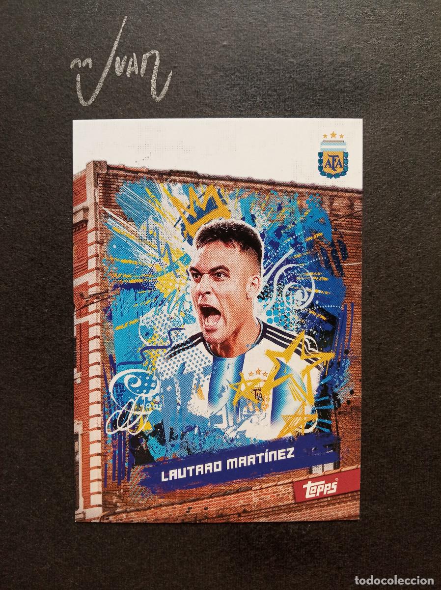 Cromos de f&uacute;tbol: N&ordm; 26 BLOCK LAUTARO MARTINEZ INTER MILAN ⚽ TOPPS &reg; TEAM SET ARGENTINA FIFA WORLD CUP 2026 MUNDIAL 26