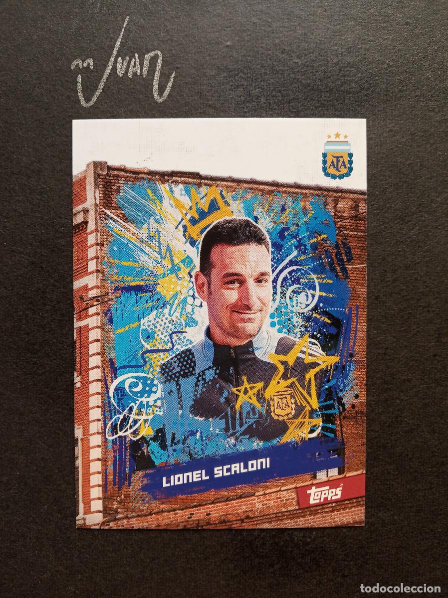 Cromos de f&uacute;tbol: N&ordm; 30 BLOCK MANAGER LEO SCALONI DEPOR ⚽ TOPPS &reg; TEAM SET ARGENTINA FIFA WORLD CUP 2026 MUNDIAL 26